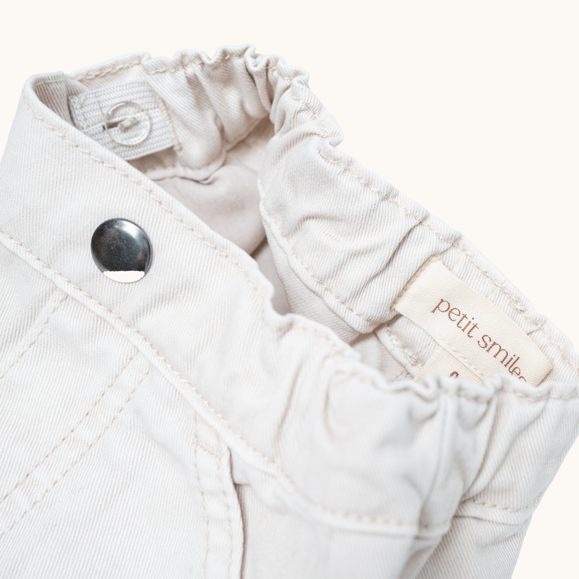 ORGANIC TWILL TROUSERS - Petit Smiles