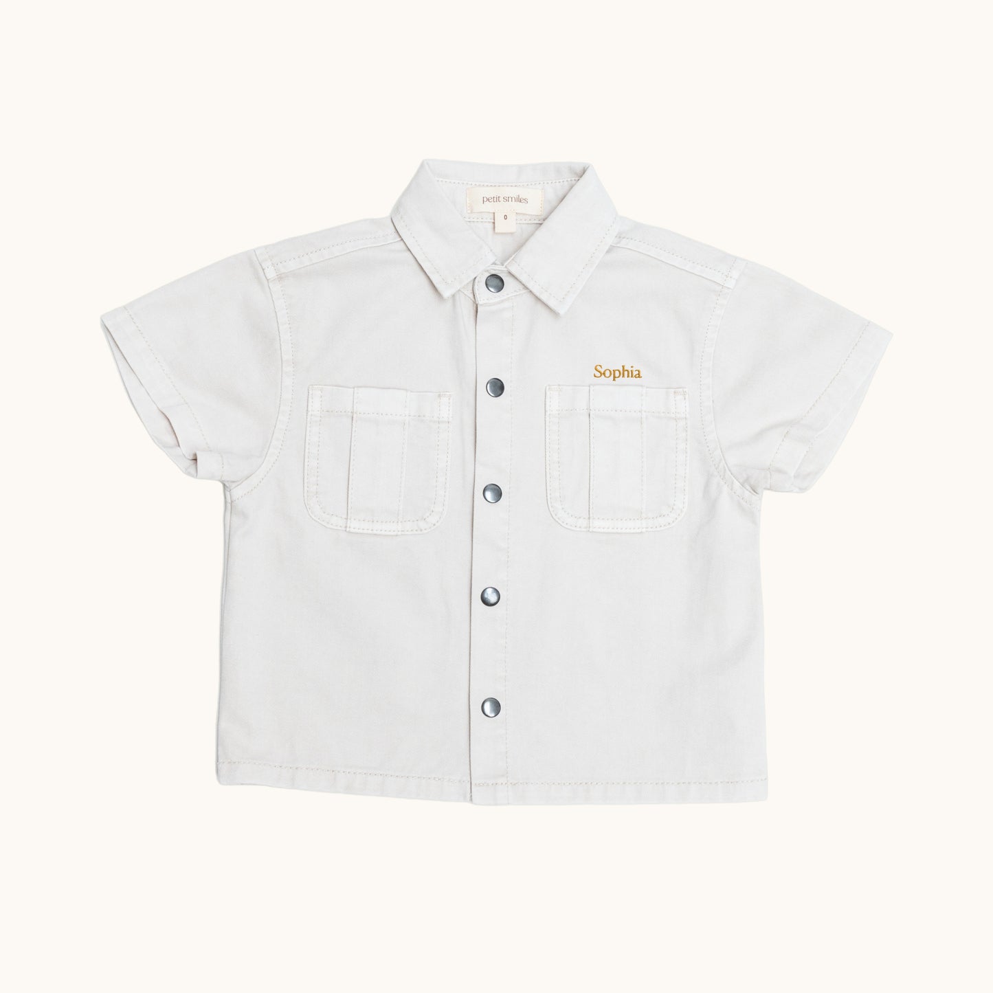 Organic Summer Overshirt for Kids - Petit Smiles