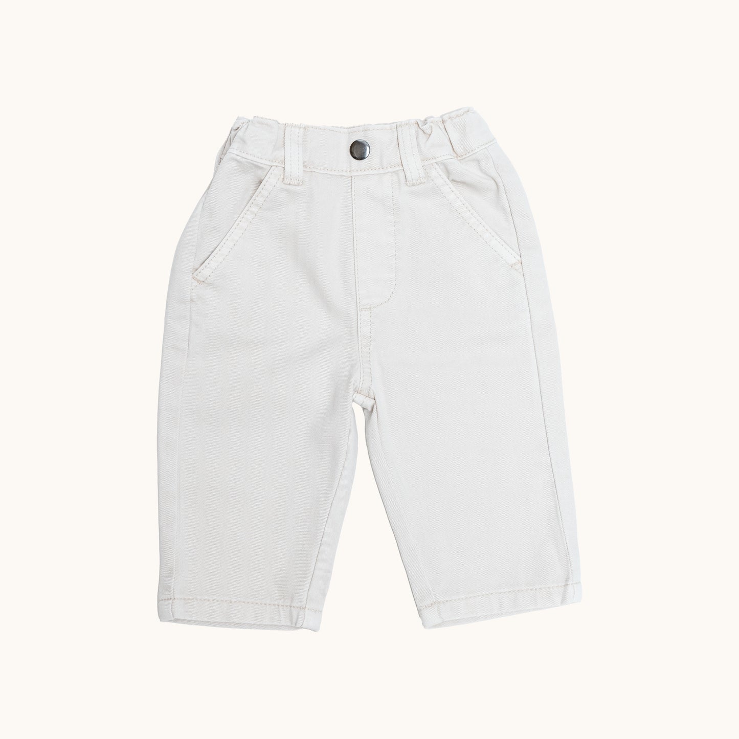 ORGANIC TWILL TROUSERS - Petit Smiles