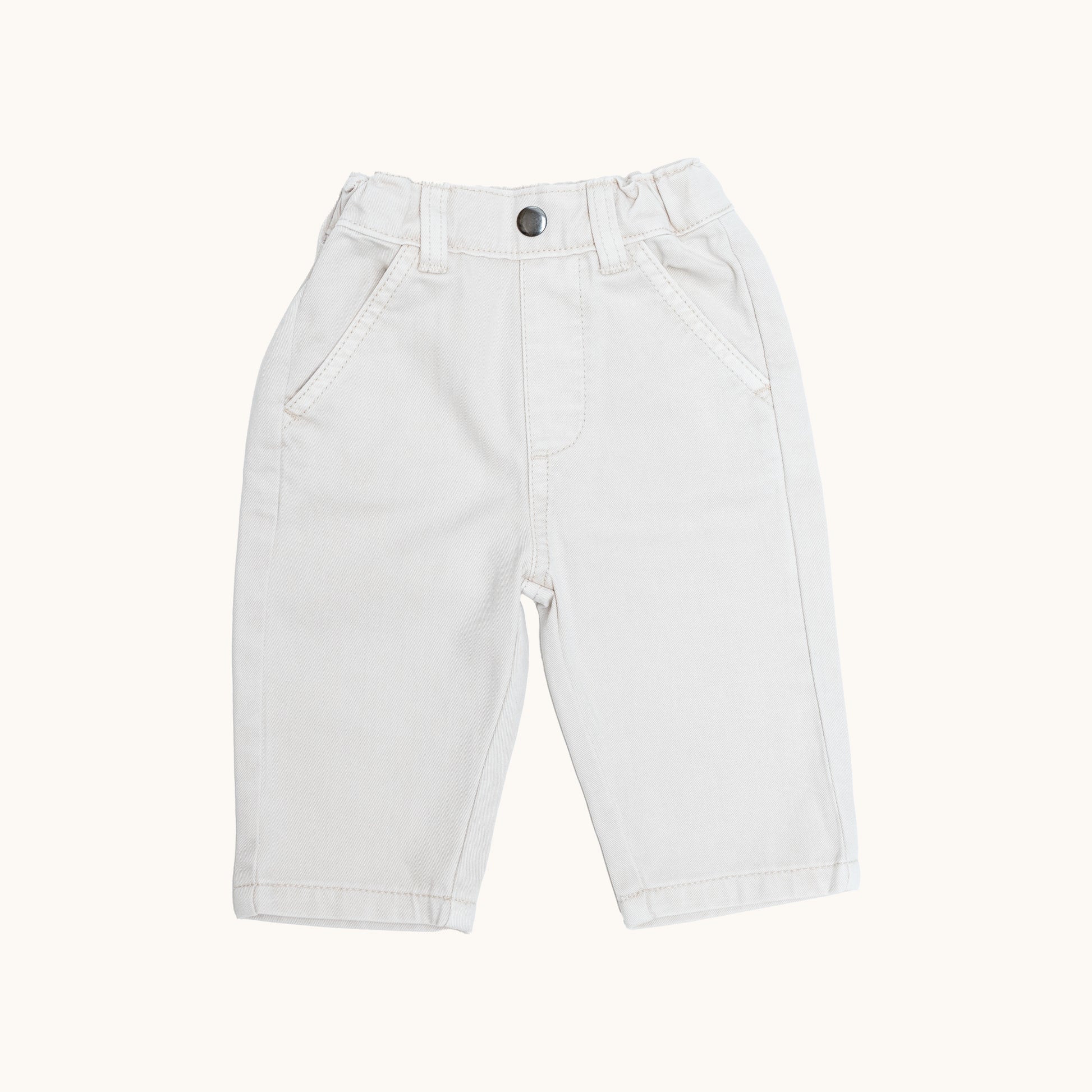 ORGANIC TWILL TROUSERS - Petit Smiles