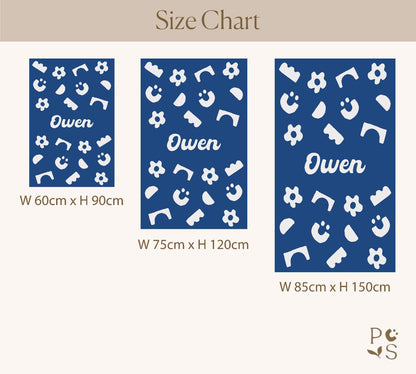 PETIT SMILES - PERSONALISED BLANKET FOR BABIES AND KIDS
