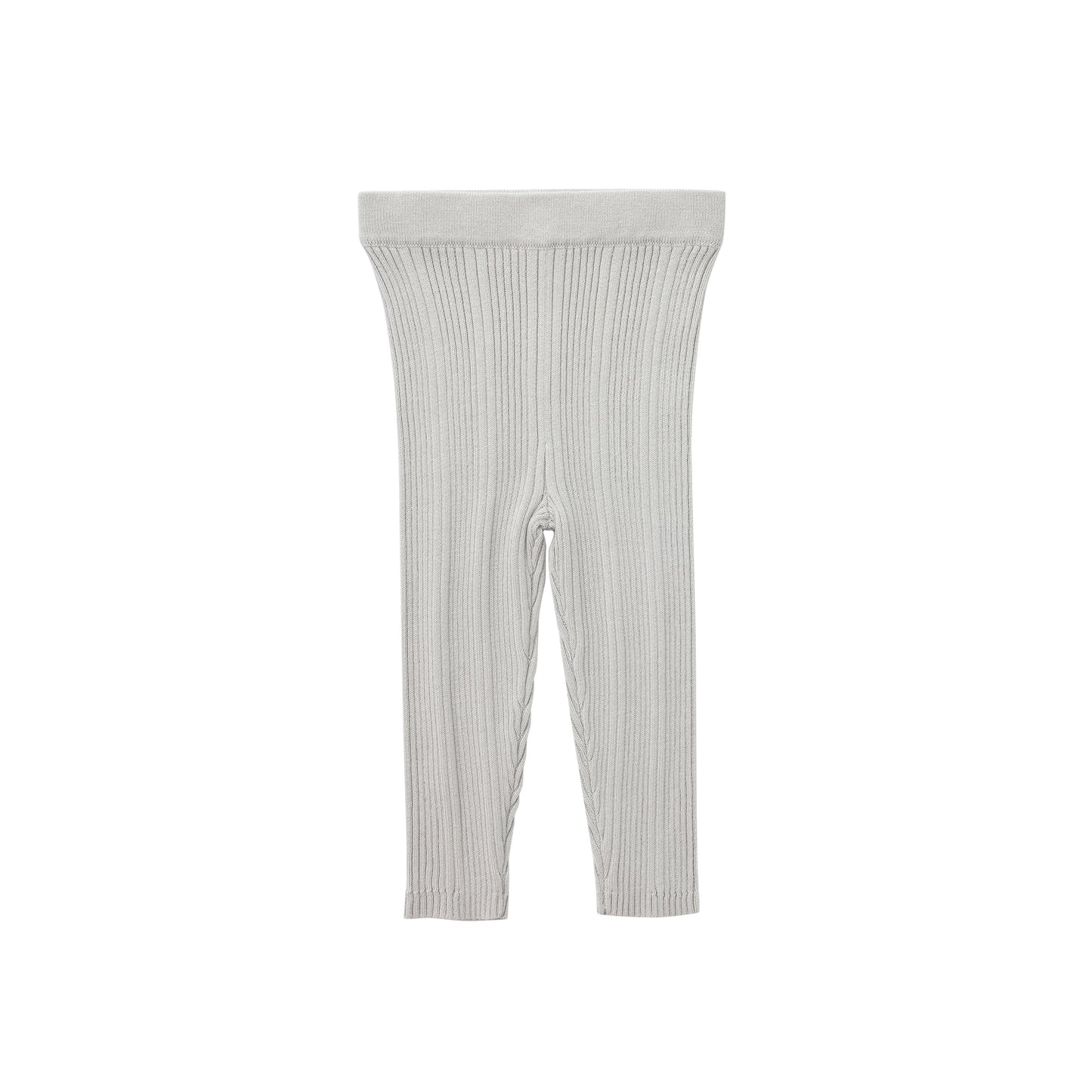 ORGANIC RIB ESSENTIAL BODYSUIT WITH LEGGING - GREY - Petit Smiles
