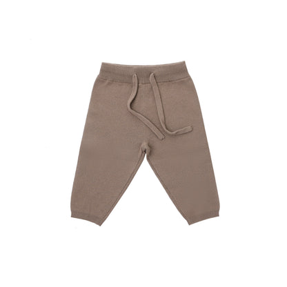 ORGANIC STRIPE PULL OVER SET - BEIGE & CREAM - Petit Smiles