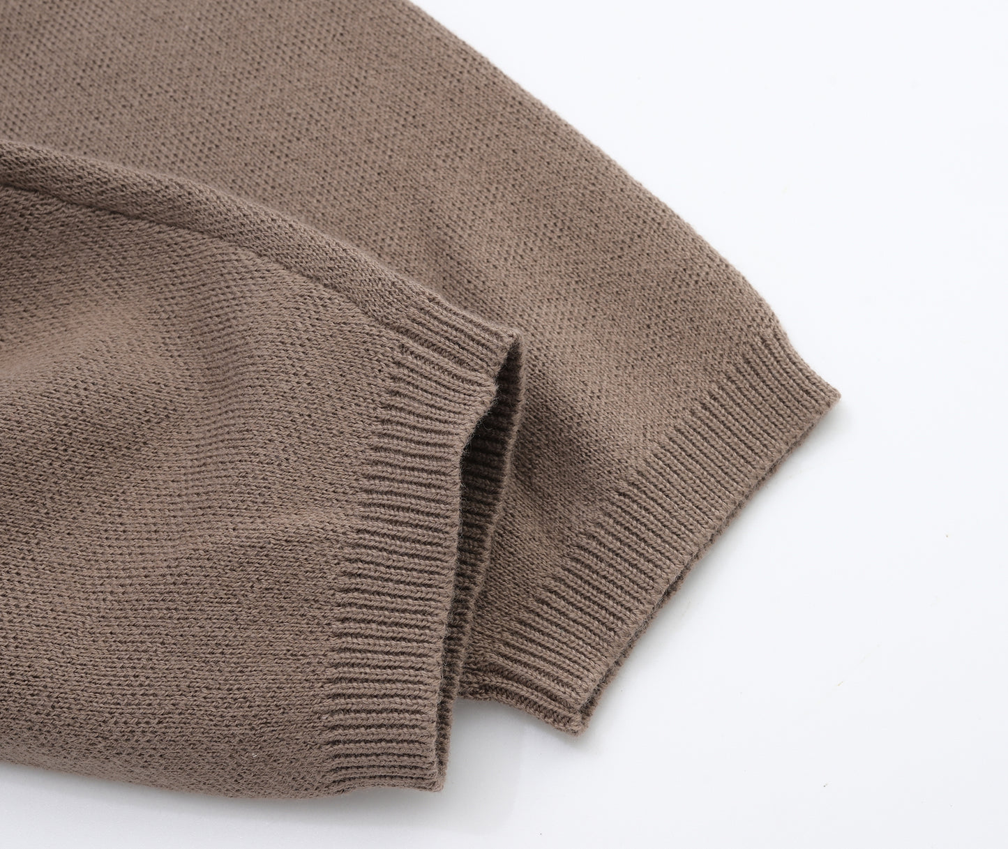 ORGANIC STRIPE PULL OVER SET - BEIGE & CHOCO - Petit Smiles