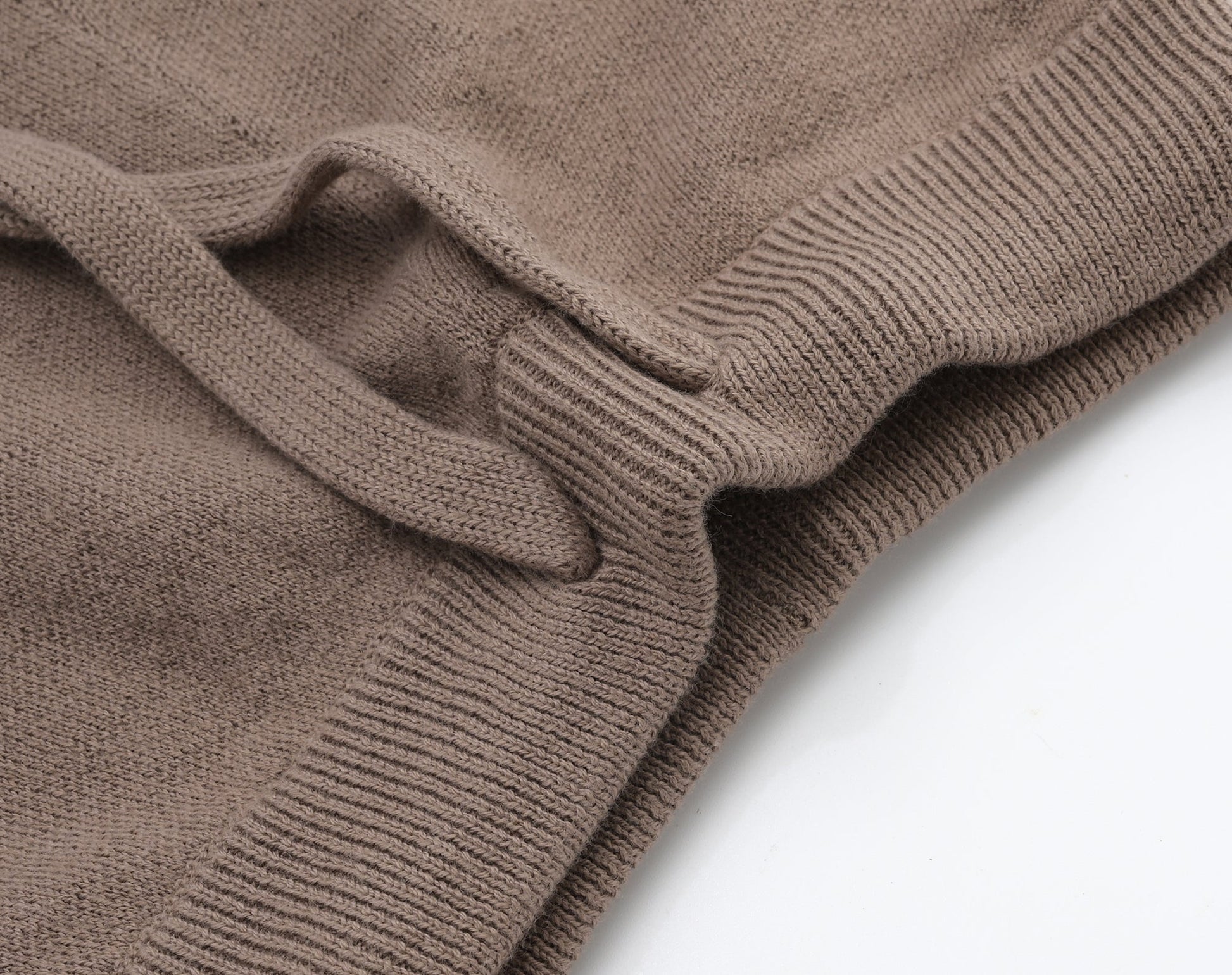 ORGANIC STRIPE PULL OVER SET - BEIGE & CREAM - Petit Smiles