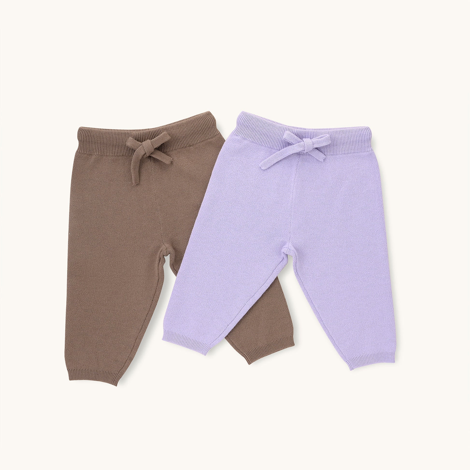 ORGANIC PANT - CHOCO; 100% Organic Cotton; Elastic waistband; With an elastic insert and soft drawstring.
