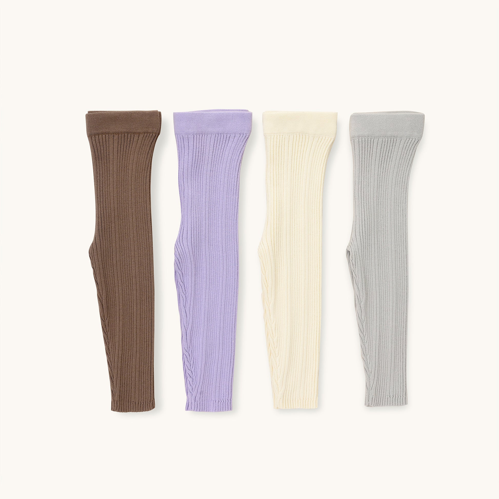 ORGANIC RIB ESSENTIAL LEGGINGS - CHOCO - Petit Smiles